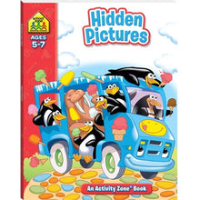 Load image into Gallery viewer, School Zone Activity Zone Hidden Pictures Book - Ages 5-7
