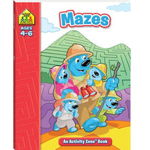 Load image into Gallery viewer, School Zone Activity Zone Mazes Book - Ages 4-6