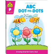 Load image into Gallery viewer, School Zone Get Ready Abc Dot To Dot Ages 3-5 Years