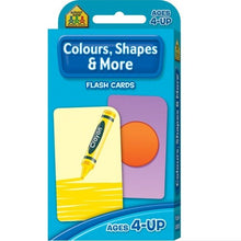 Load image into Gallery viewer, School Zone Colours, Shapes & More Flash Cards