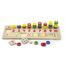 Load image into Gallery viewer, Count & Match Numbers Puzzle - Viga Wooden - Ages 3Yr+