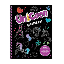 Load image into Gallery viewer, Scratch Art Unicorns Activity Book