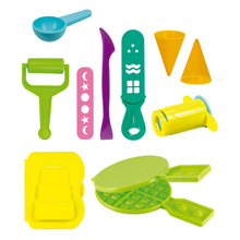 Load image into Gallery viewer, Milan Soft Dough Ice Cream & Waffles Play Kit