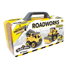 Load image into Gallery viewer, Construct It Buildables 2-in-1 Road Works Set