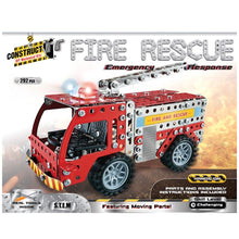 Load image into Gallery viewer, Construct It Originals Fire Rescue Tender