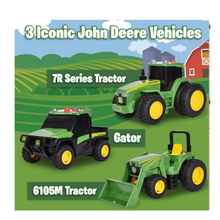 Load image into Gallery viewer, John Deere Lights & Sounds Mini Tractors - 3 Pk