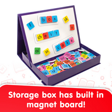 Load image into Gallery viewer, Junior Learning Rainbow Phonics Tiles 104 Magnetic Pieces