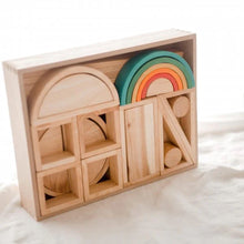Load image into Gallery viewer, Q Toys Wooden Hollow Block Set of 40