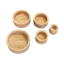 Load image into Gallery viewer, Q Toys Natural Stacking Bowls
