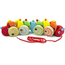 Load image into Gallery viewer, Viga Pull Along Caterpillar