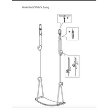 Load image into Gallery viewer, Kinderfeets Child's Swing