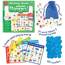 Load image into Gallery viewer, LCBF Rhyming Words Bingo