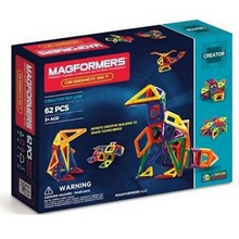 Load image into Gallery viewer, Magformers 62 Piece - Ages 3 Years+