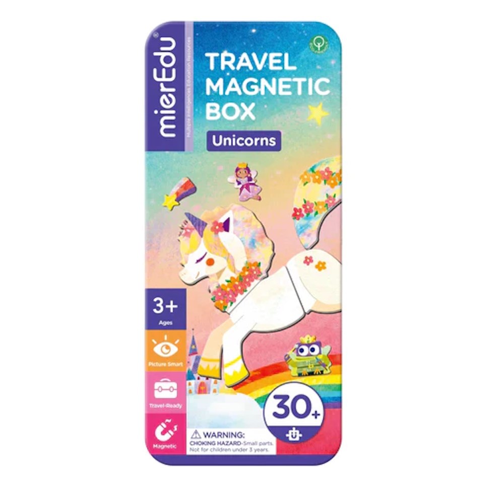 MierEduTravel Magnetic Puzzle Box - Unicorns