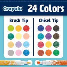 Load image into Gallery viewer, Crayola Design & Draw Dual-Ended Markers 12pk