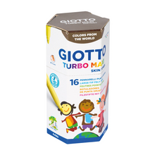 Load image into Gallery viewer, Giotto Turbo Colour Maxi Skin Tones Marker Class Pack 16