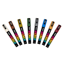 Load image into Gallery viewer, Kent Urban Neutral Acrylic Paint Markers 6mm Set of 8