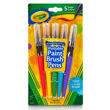 Load image into Gallery viewer, Crayola Washable Paint Brush Pens 5 pk