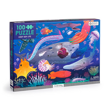 Load image into Gallery viewer, Mudpuppy Deep Sea 100 Piece Puzzle