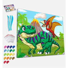Load image into Gallery viewer, Splat Planet Clay Painting Dinosaur