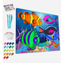 Load image into Gallery viewer, Splat Planet Clay Painting Sea Life