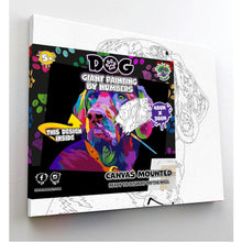 Load image into Gallery viewer, Splat Planet Paint by Numbers Pop Art Dog