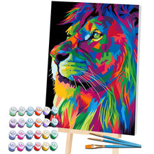 Load image into Gallery viewer, Splat Planet Paint by Numbers Pop Art Lion