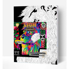 Load image into Gallery viewer, Splat Planet Paint by Numbers Pop Art Lion