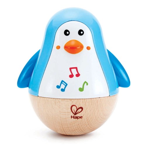 Hape Penguin Musical Wobbler- 6 mths+