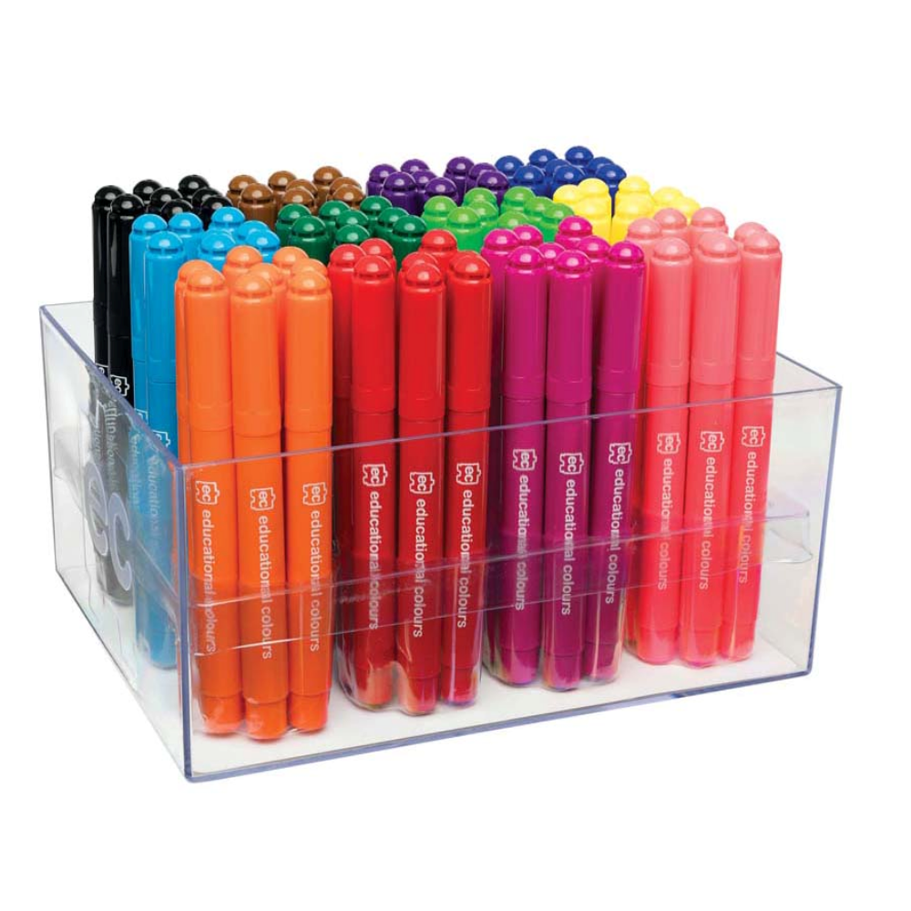 Educational Colours Master Mega Markers Crate of 96