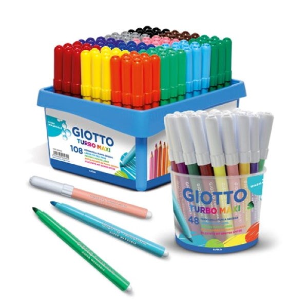Giotto Turbo Markers Maxi Set Of 48