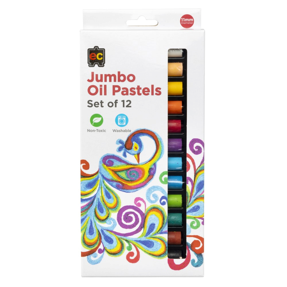 Educational Colours Jumbo Pastels Standard Pack of 12