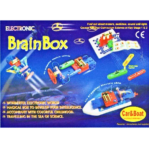 Brainbox Car & Boat Set - 40+ Experiments- Ages 5yr+