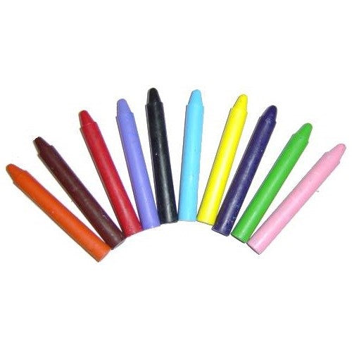Retsol Hard Unwrapped Crayons - Mixed Bundle of 10