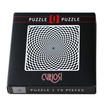 Load image into Gallery viewer, Q Puzzle Shimmer Black &amp; White
