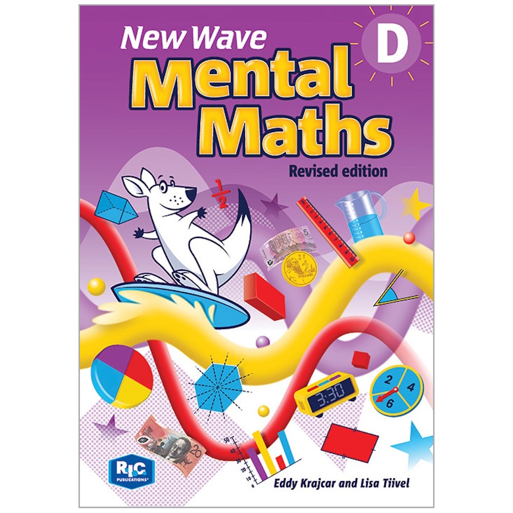 New Wave Mental Maths Student Work Book D (8-9 years)