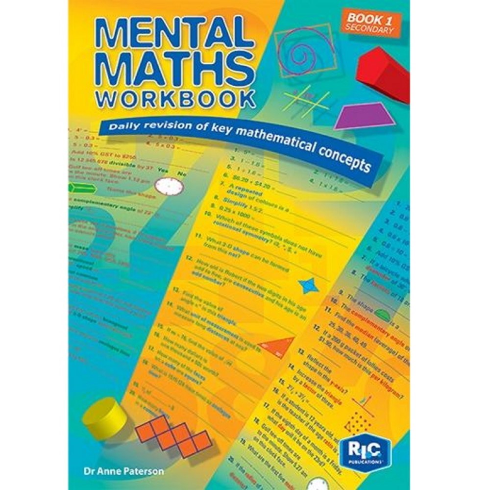 New Wave Mental Maths Workbook 1 - Secondary - Ages 12- 13Yrs