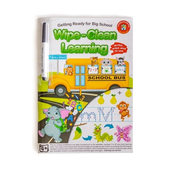 LCBF Wipe Clean Learning Book Getting Ready for Preschool