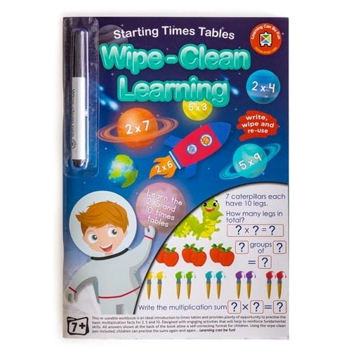 LCBF Wipe Clean Learning Book Times Tables