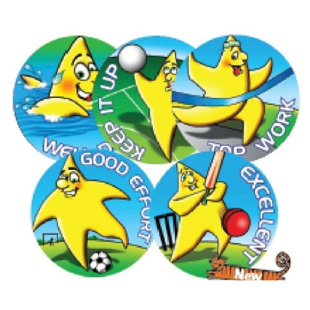 Sports Stars Stickers - D