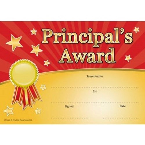 Principal's Red and Gold Awards