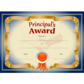 Principal's Blue and Gold Award - D