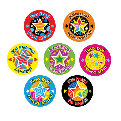 Stars Te Reo Stickers