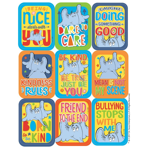 Horton's Kindness Assortment Giant Stickers (Pack of 36) - D