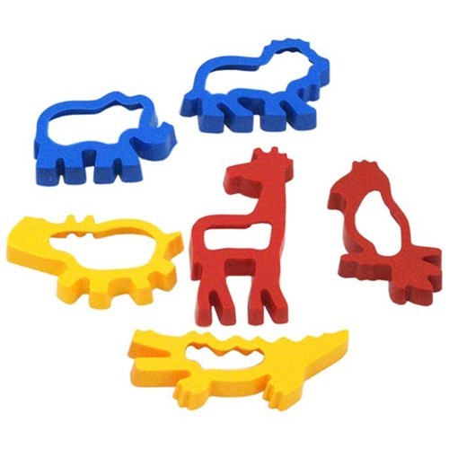 Jungle Dough Cutters Set Of 6