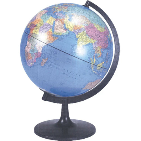 World globe on a white background
