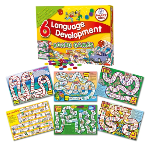 6 Language Development Board Games - Ages 7-11