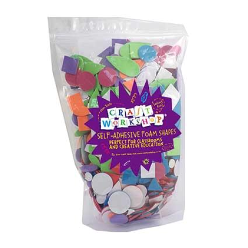 Craft Value Adhesive Foam Shapes 1000