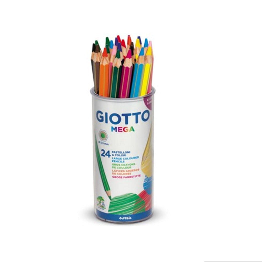 Giotto Mega Coloured Pencils - Pack Of 24