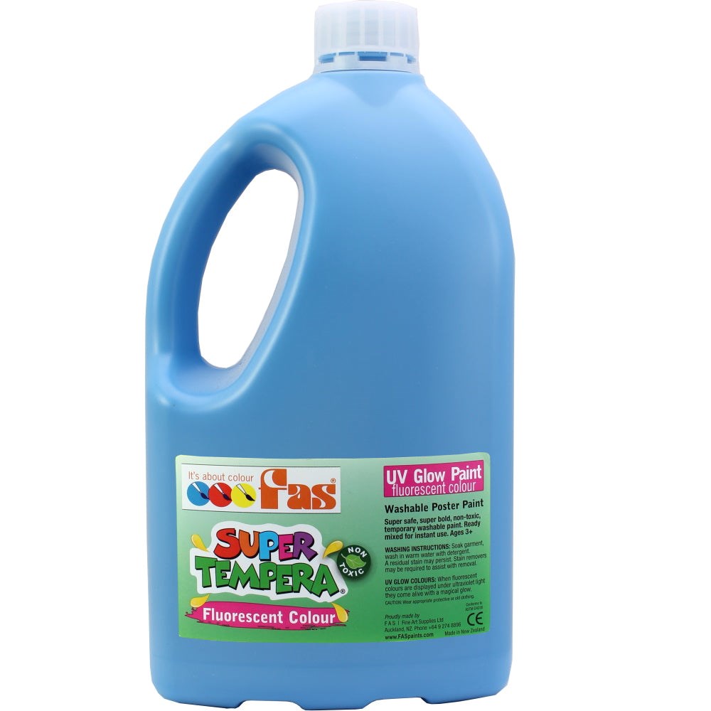 FAS Fluro Super Tempera Paint - 2 Litre